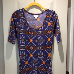 Aztec print LulaRoe maxi dress